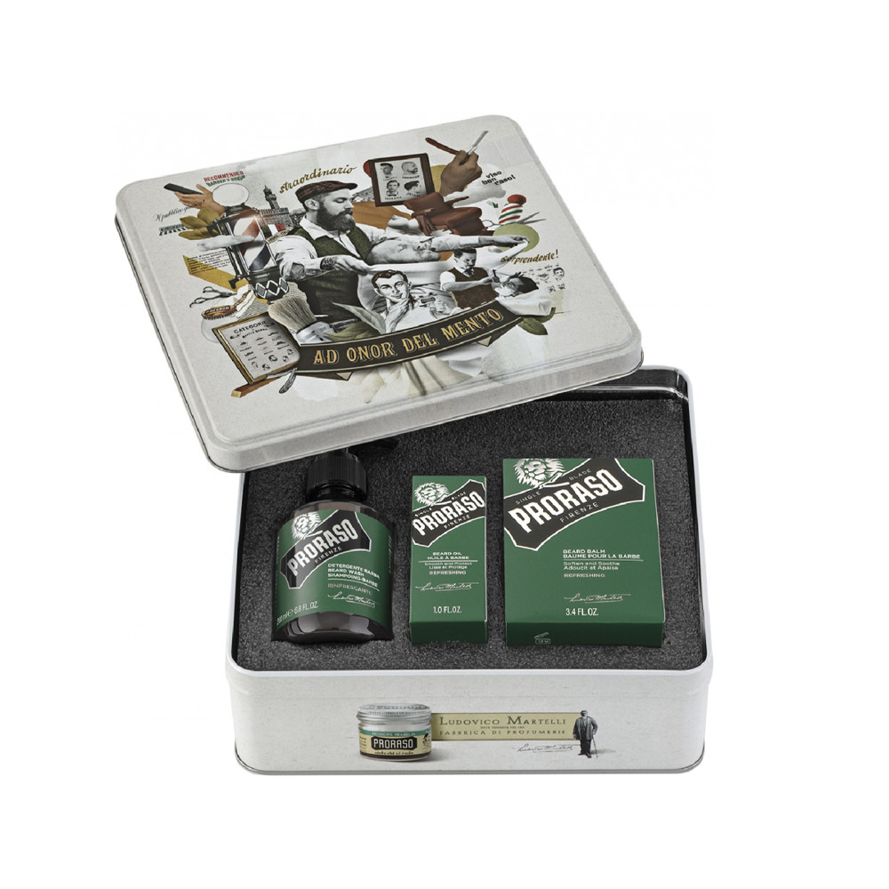 Набір косметики Proraso Refresh для догляду за бородою Proraso 