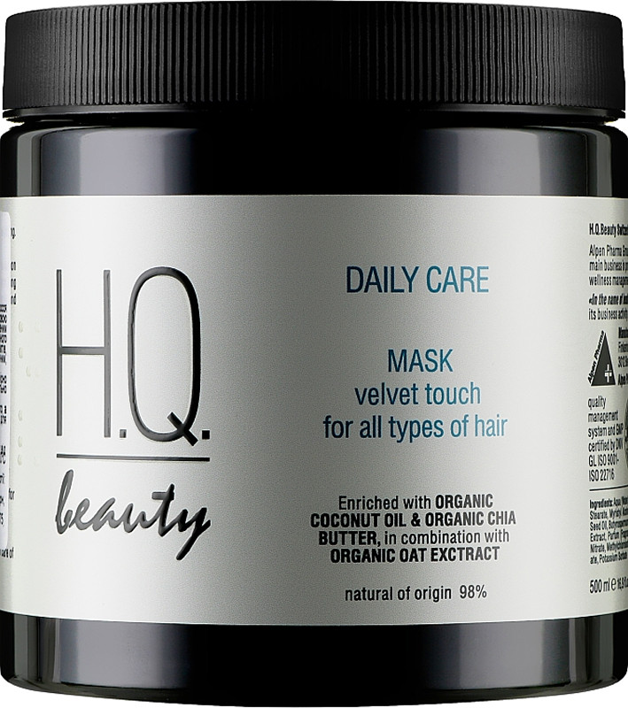 Маска для ежедневного ухода для всех типов волос Daily Care H.Q.Beauty, 500 мл на beauty-prof.com Маска для ежедневного ухода для всех типов волос Daily Care H.Q.Beauty, 500 мл