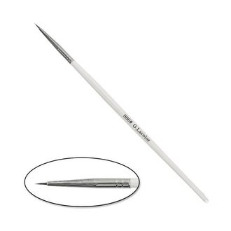 Кисть для дизайна с белой ручкой 000 G. Lacolor