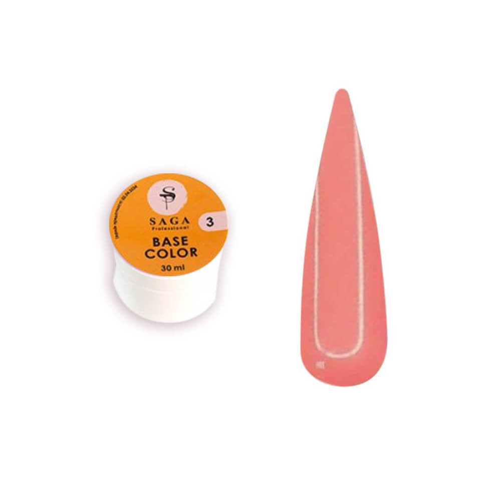 База цветная Color Base №3 Saga Professional, 30 мл