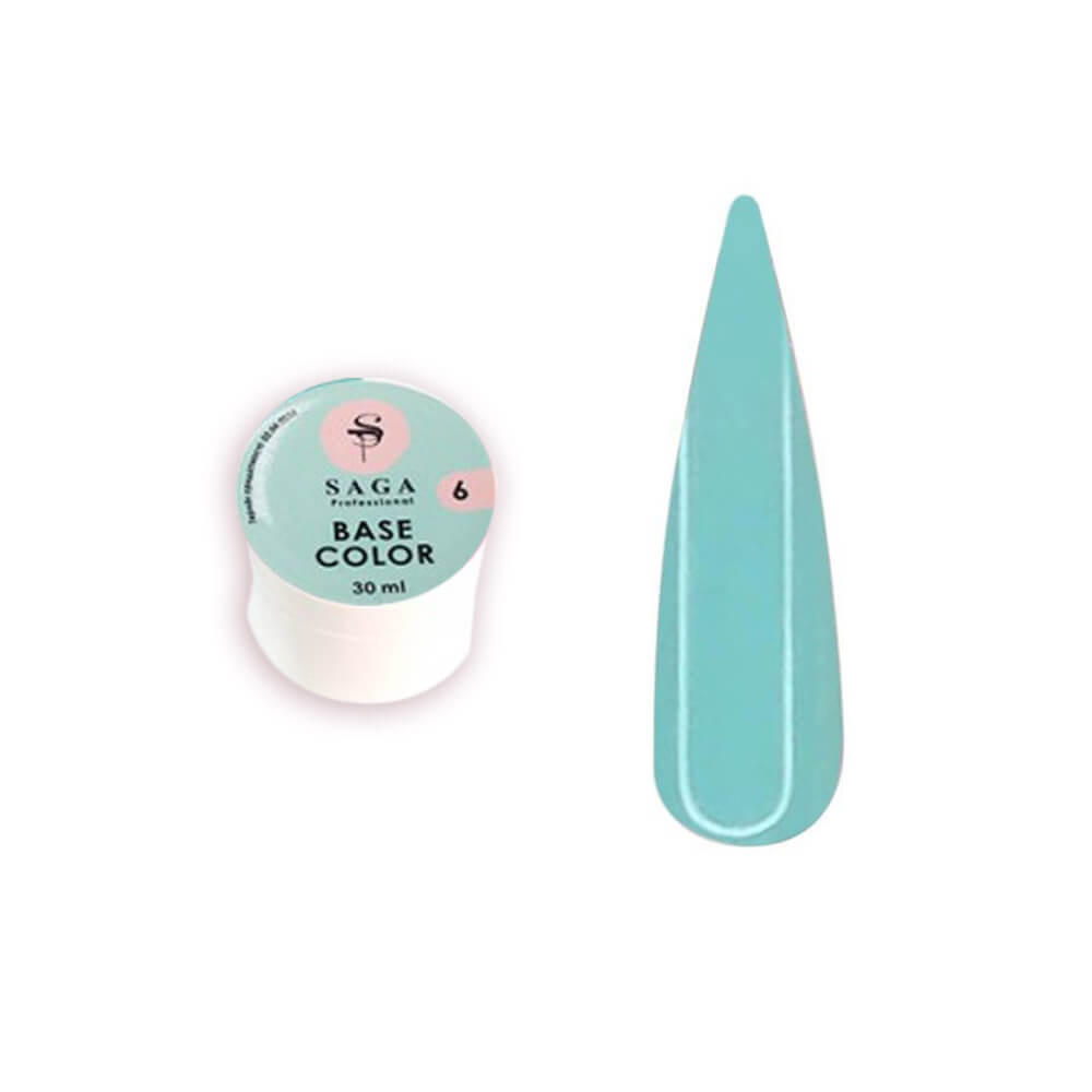 База цветная Color Base №6 Saga Professional, 30 мл