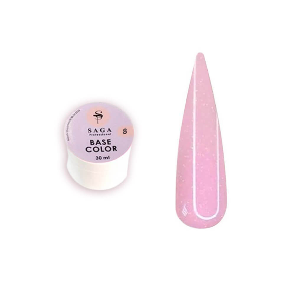 База цветная Color Base №8 Saga Professional, 30 мл