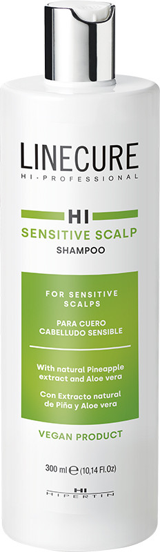 Шампунь для чутливої шкіри голови Linecure Vegan Sensitive Scalp HIPERTIN, 300 мл