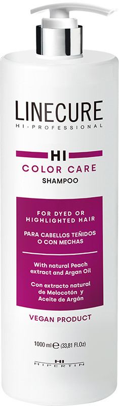 Шампунь для збереження кольору фарбованого волосся Linecure Color Care HIPERTIN, 1000 мл