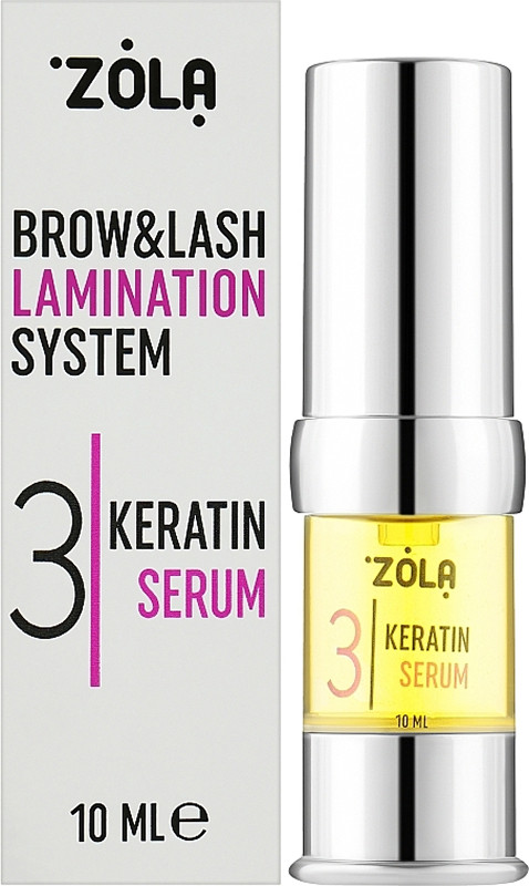 Склад для ламінування 03 Keratin Serum ZOLA, 10 мл Фото 2