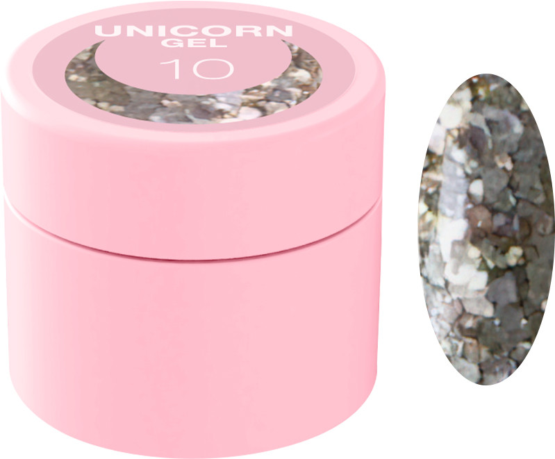 Блесточки для ногтей Unicorn Gel №10 Luna 5 мл