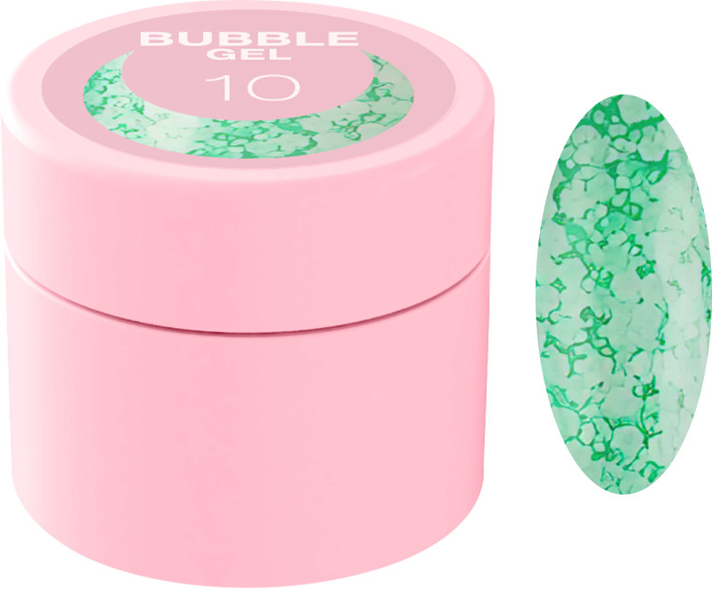 Блесточки для ногтей Bubble Gel №10 Luna  5 мл