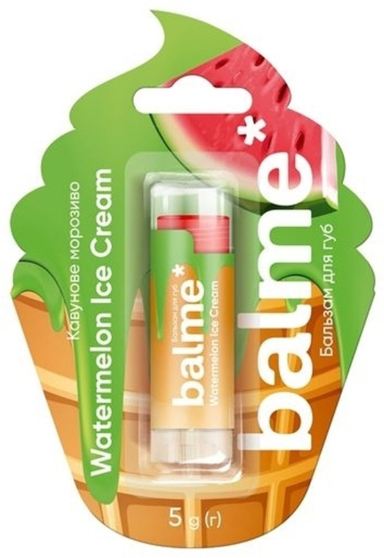 Бальзам для губ Watermelon Ice Cream Balme, 5 г на beauty-prof.com Бальзам для губ Watermelon Ice Cream Balme, 5 г