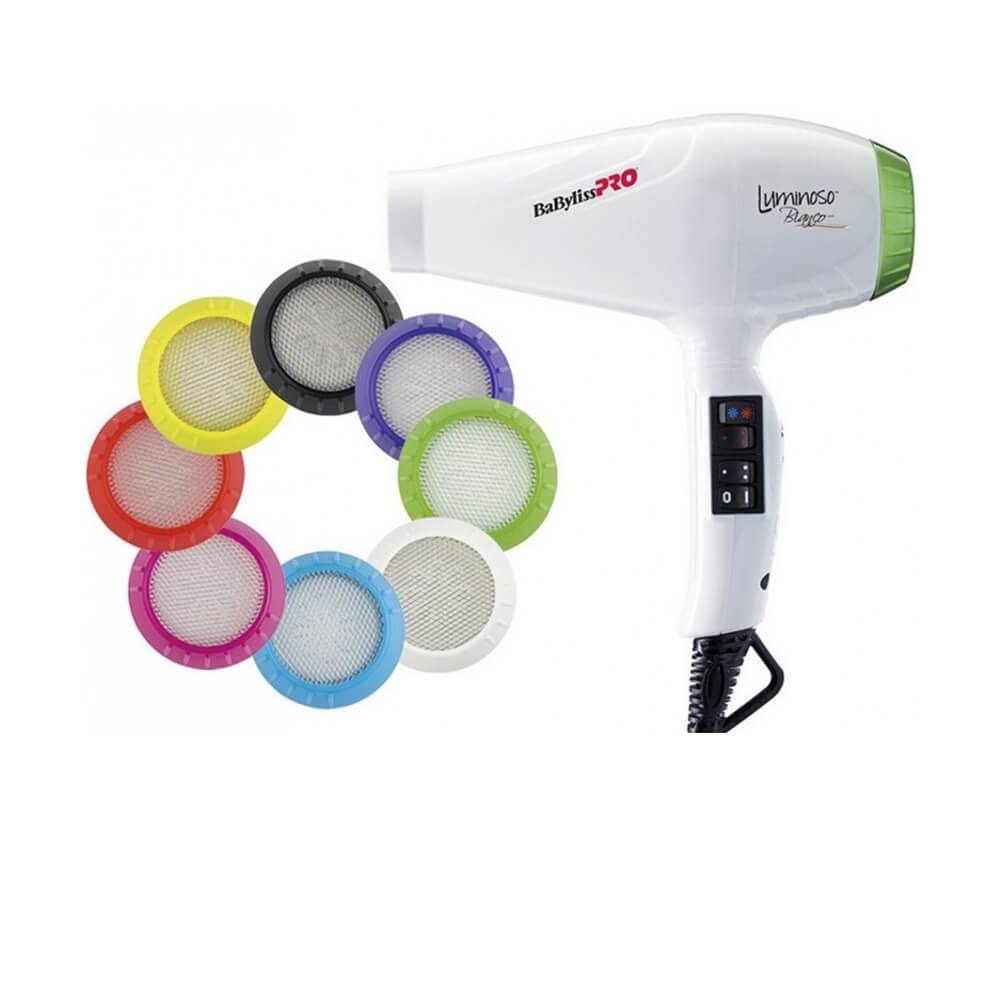Фен для волос BaByLiss Bianco Pro Luminoso Ionic White BAB6360IE  Фото 2 