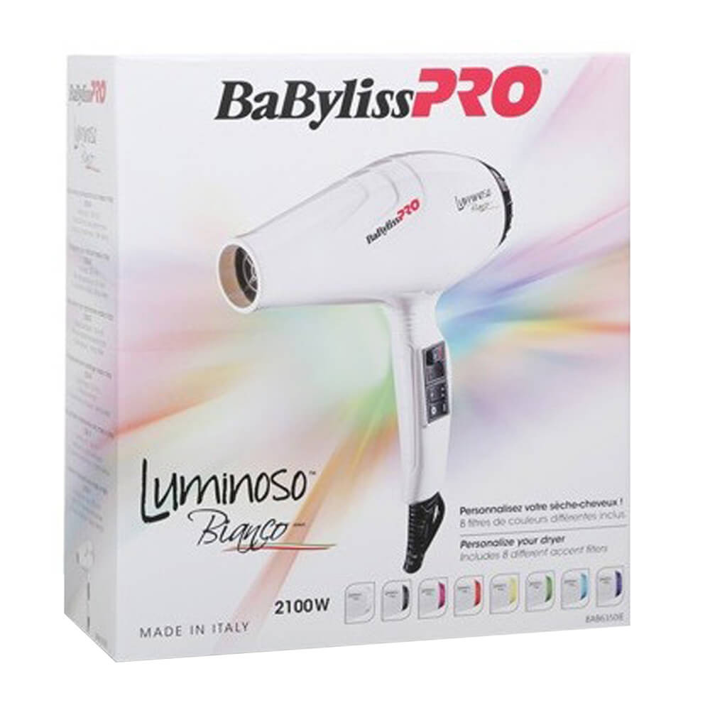 Фен для волосся BaByLiss Bianco Pro Luminoso Ionic White BAB6360IE Фото 3