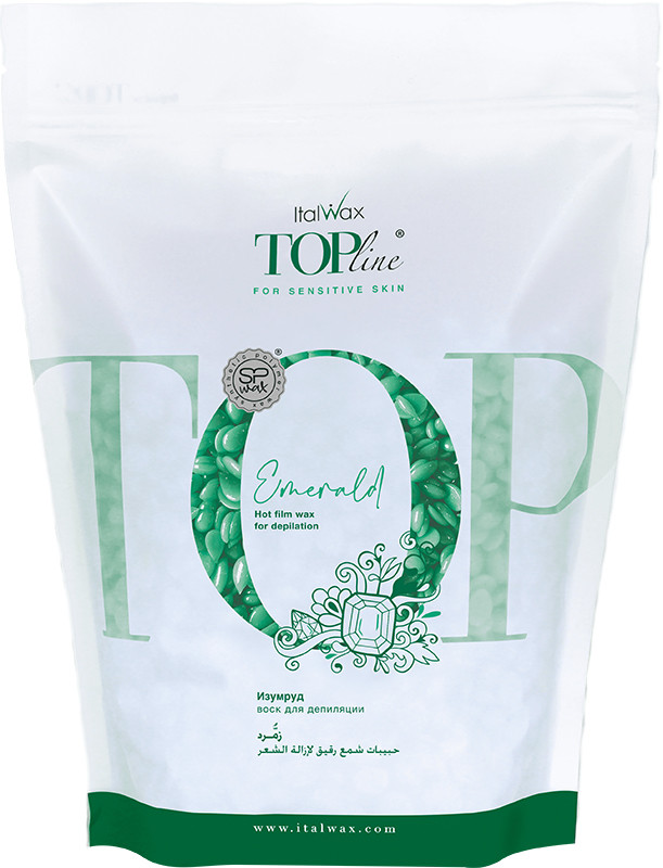 Воск в гранулах Изумруд TOP Formula ItalWax премиум-класс, 750 г