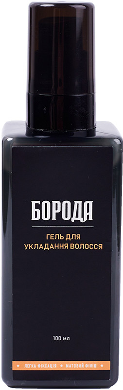 Гель для укладки волос с легкой фиксацией ТМ Борода, 100 мл