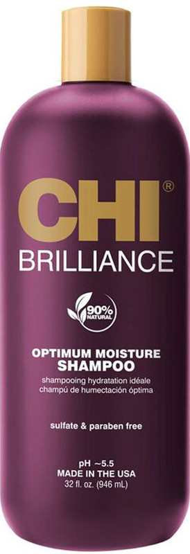 Шампунь для поврежденных волос Deep Brilliance Optimum Moisture CHI, 946 мл