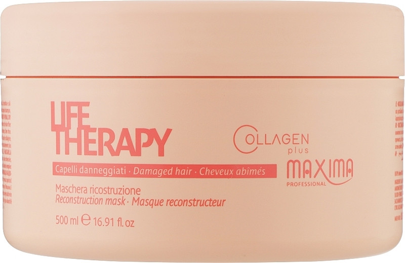 Восстанавливающая маска глубокого действия для поврежденных волос Life Therapy Maxima 500 мл
