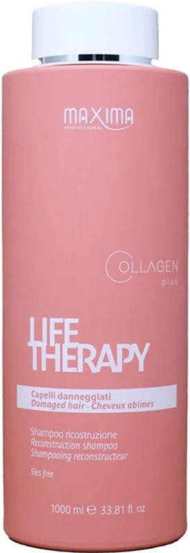 Восстанавливающий шампунь для поврежденных волос Life Therapy Maxima 1000 мл