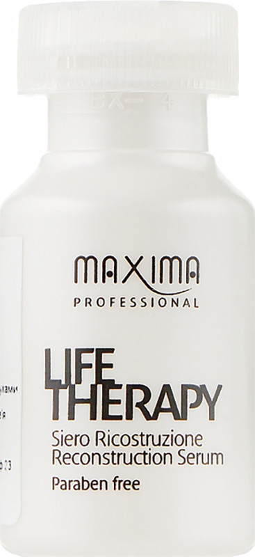 Сироватка для відновлення дуже пошкодженого волосся Life Therapy Maxima 1*12 мл
