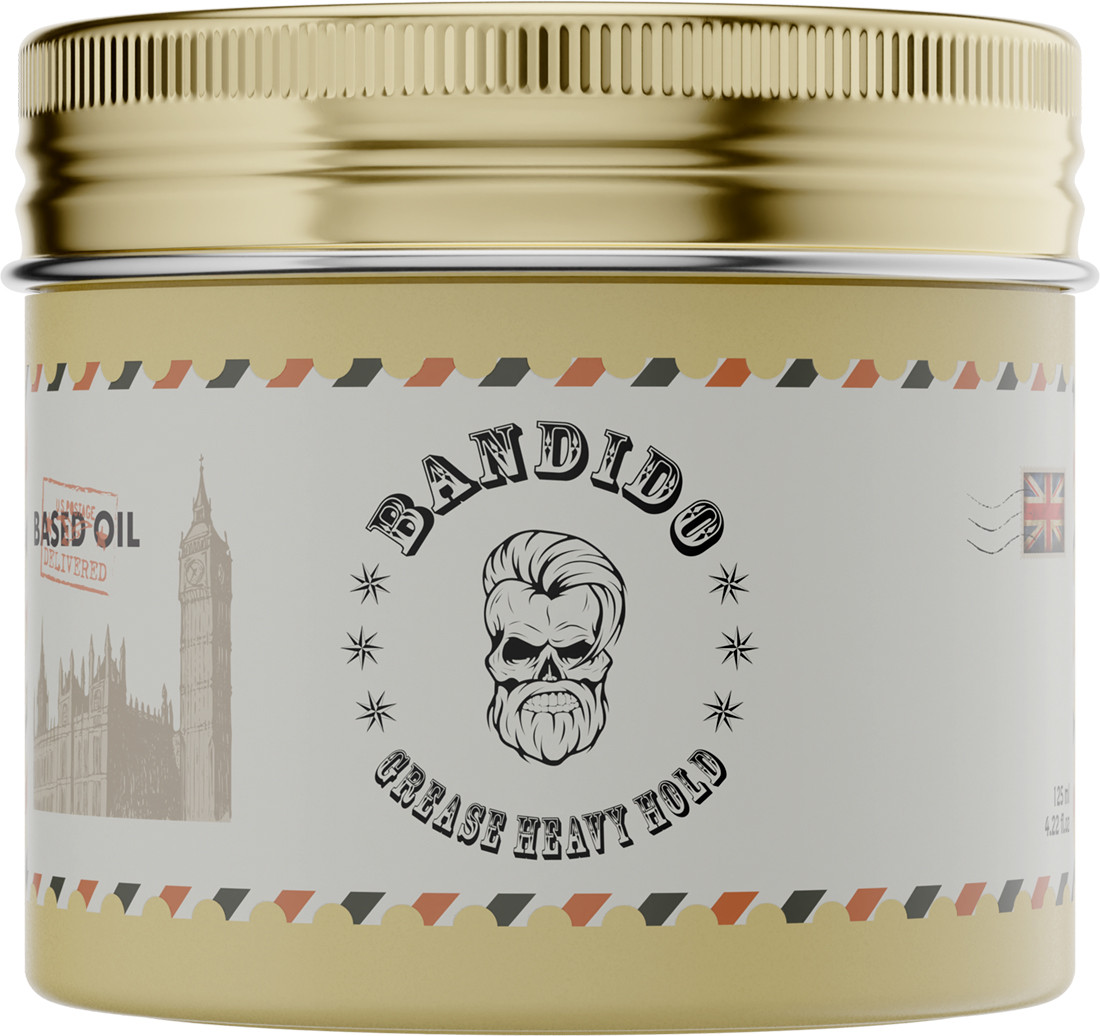 Помада для укладки волос сильной фиксации Grease Heavy Hold Pomade Bandido, 125 мл 