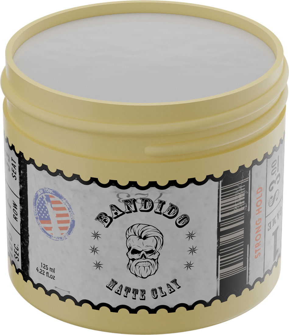 Помада матовая для укладки волос сильной фиксации Matte Clay Pomade Bandido, 125 мл  Фото 2 