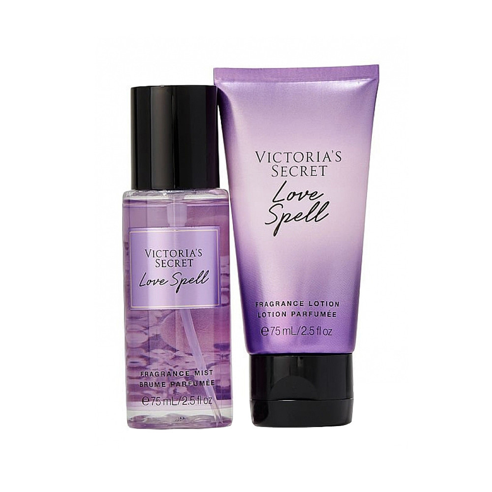 Набор Love Spell (лосьон+мист) Victoria’s Secret, 2х75 мл 