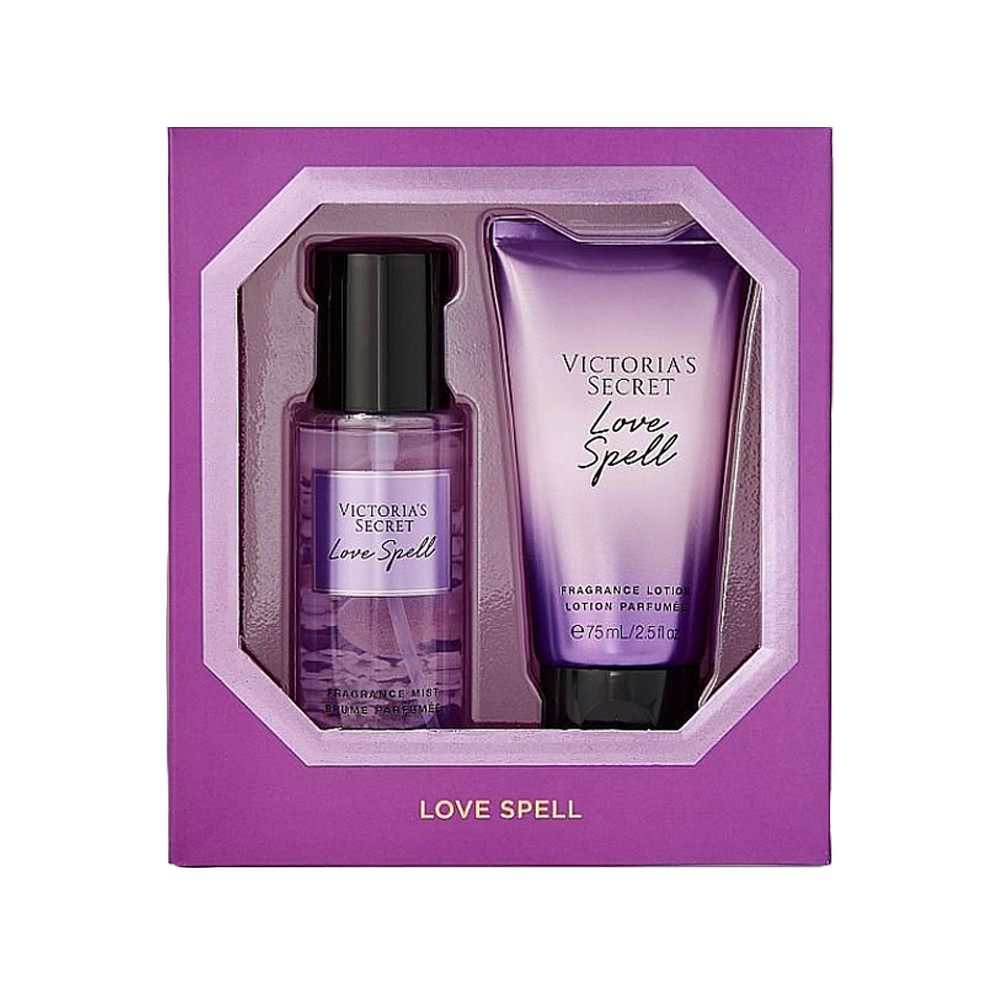 Набор Love Spell (лосьон+мист) Victoria’s Secret, 2х75 мл  Фото 3 