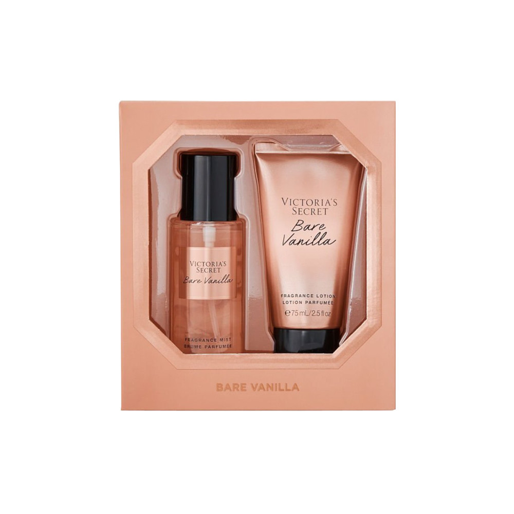 Набір Bare Vanilla  (лосьон+мист) Victoria’s Secret, 2х75 мл  Фото 2 