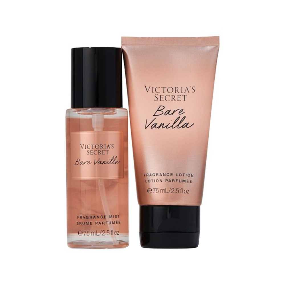 Набір Bare Vanilla  (лосьон+мист) Victoria’s Secret, 2х75 мл  Фото 3 