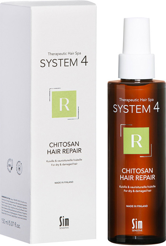 Спрей для відновлення структури волосся "R" Chitosan Hair Repair System 4, 150 мл на beauty-prof.com Спрей для відновлення структури волосся "R" Chitosan Hair Repair System 4, 150 мл