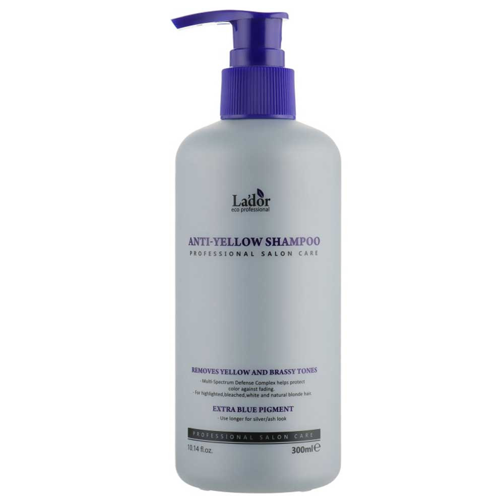 Шампунь против желтизны волос Anti Yellow Shampoo La'dor, 300 мл