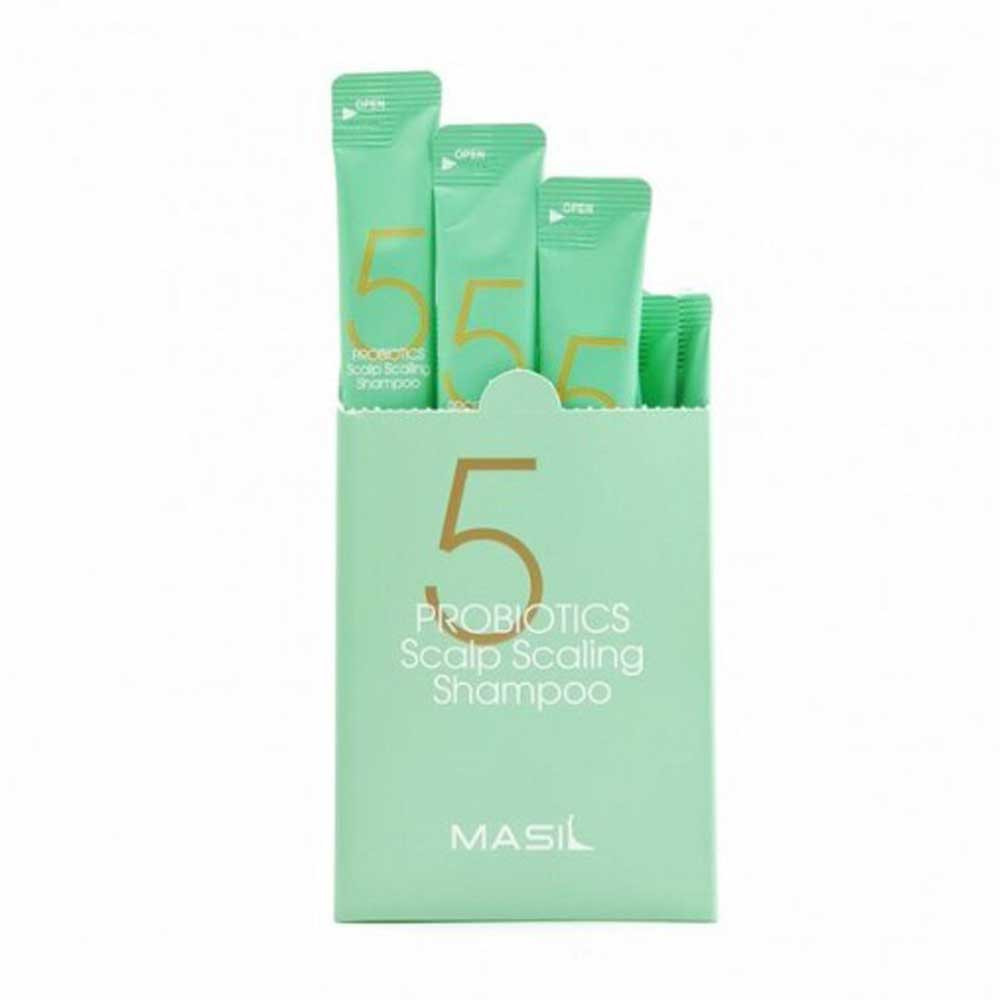 Шампунь для глубокого очищения кожи головы 5 Probiotics Scalp Scaling Shampoo Stick Pouch Masil, 8 мл  Фото 2 