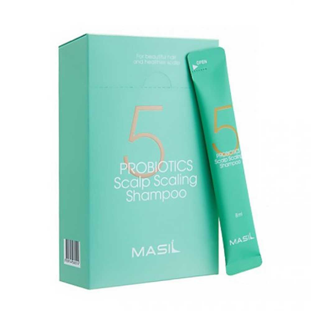 Шампунь для глубокого очищения кожи головы 5 Probiotics Scalp Scaling Shampoo Stick Pouch Masil, 8 мл  Фото 3 