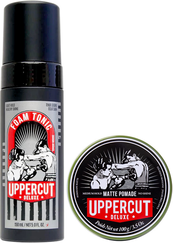 Набор Uppercut Matte Pomade & Foam Tonic Duo Uppercut