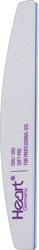 Пилка для нігтів HEART Half SOFT PRO, 100/180