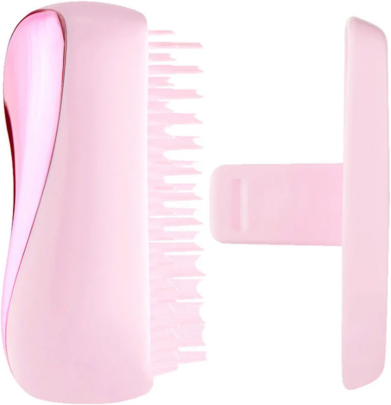 Щітка для волосся Compact Styler Baby Doll Pink Chrome Tangle Teezer Фото 3
