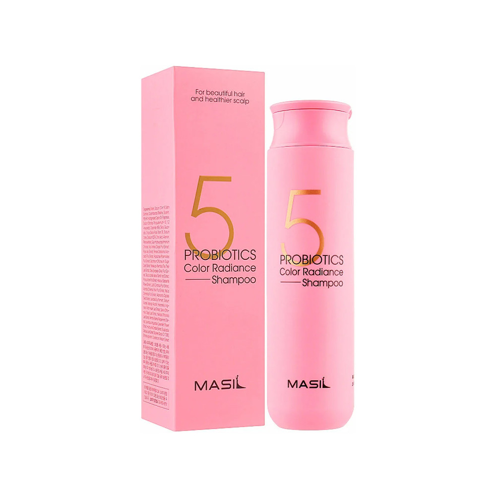 Шампунь із пробіотиками для захисту кольору 5 Probiotics Color Radiance Shampoo Masil, 300 мл на beauty-prof.com Фото 2 Шампунь із пробіотиками для захисту кольору 5 Probiotics Color Radiance Shampoo Masil, 300 мл Фото 2
