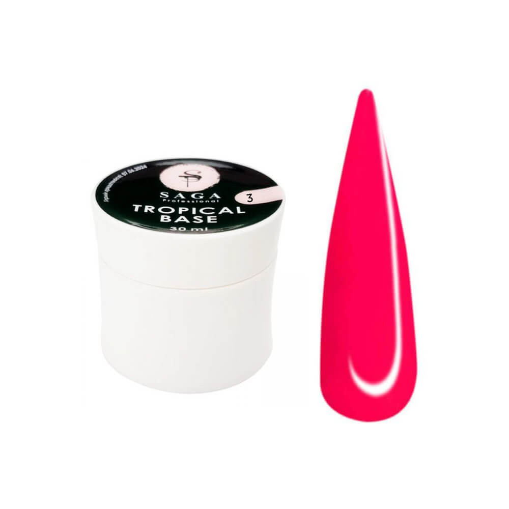 База цветная Base tropical №3 Saga Professional, 30 мл