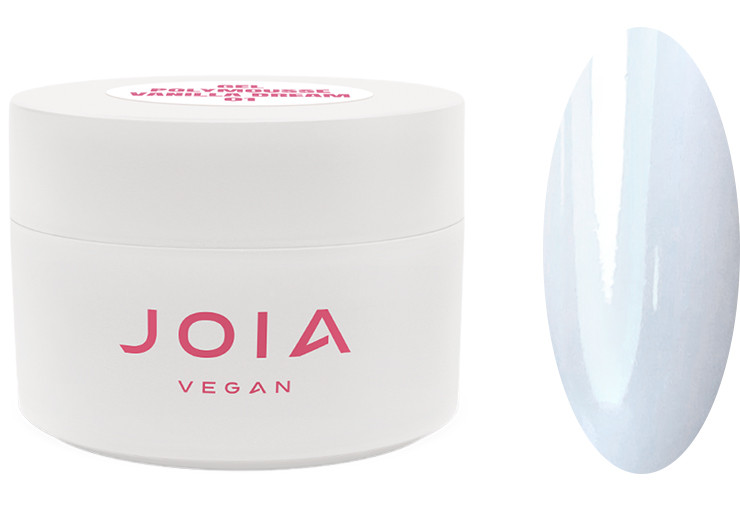 Мусовий акрігель Polymousse Gel 01 Vanilla Dream JOIA vegan, 15 мл  Фото 2 