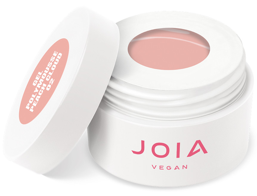 Акригель муссовый Polymousse Gel 02 Peach Cloud JOIA vegan, 15 мл  Фото 2 