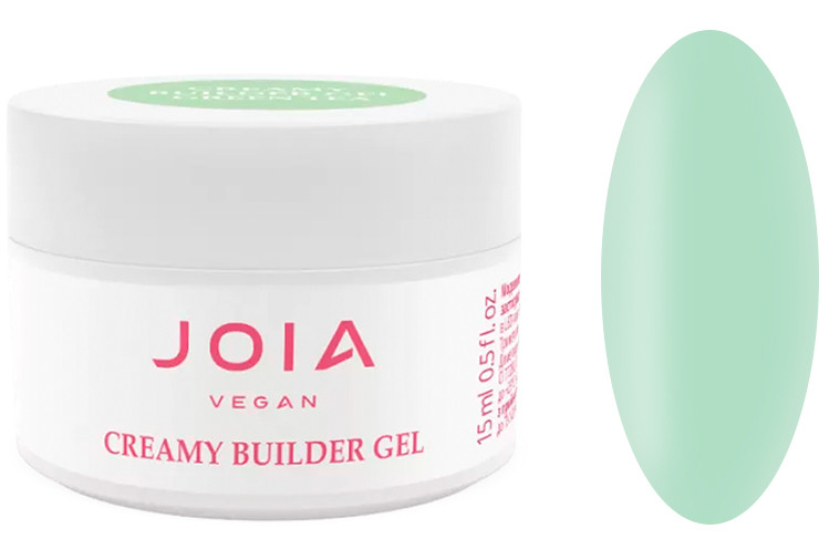 Моделирующий гель Creamy Builder Gel Green Tea JOIA vegan, 15 мл