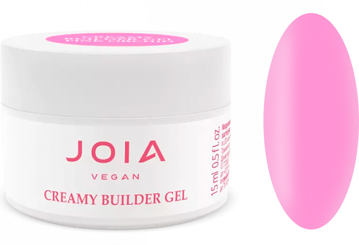 Моделирующий гель Creamy Builder Gel Pink Orchid JOIA vegan, 15 мл