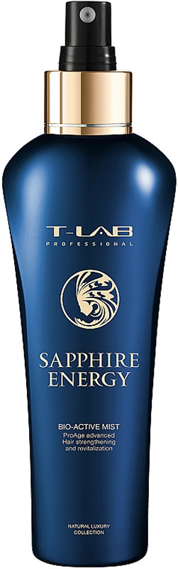 Спрей для сили й антиейдж-ефекту волосся Sapphire Energy Bio-Active Mist T-LAB Professional, 150 мл