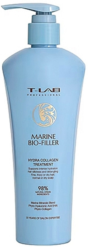 Кондиціонер-маска з гідролізованим колагеном Marine Bio-Filler T-LAB Professional, 300 мл