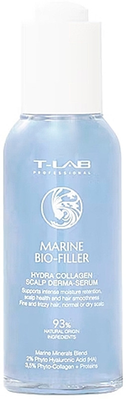 Сыворотка для кожи головы с гидролизованным коллагеном Marine Bio-Filler T-LAB Professional, 60 мл