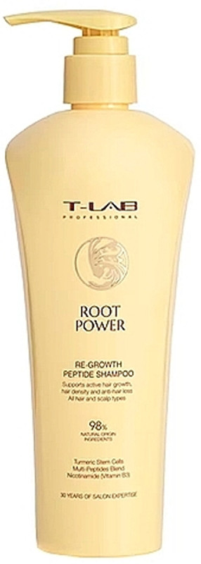 Шампунь для роста волос с пептидами Root Power Re-Growth Peptide T-LAB Professional, 300 мл