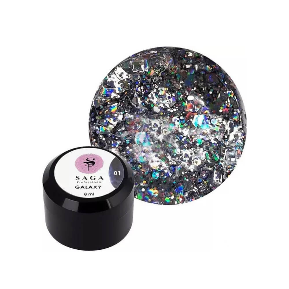 SAGA  professional Galaxy glitter 8 ml 1