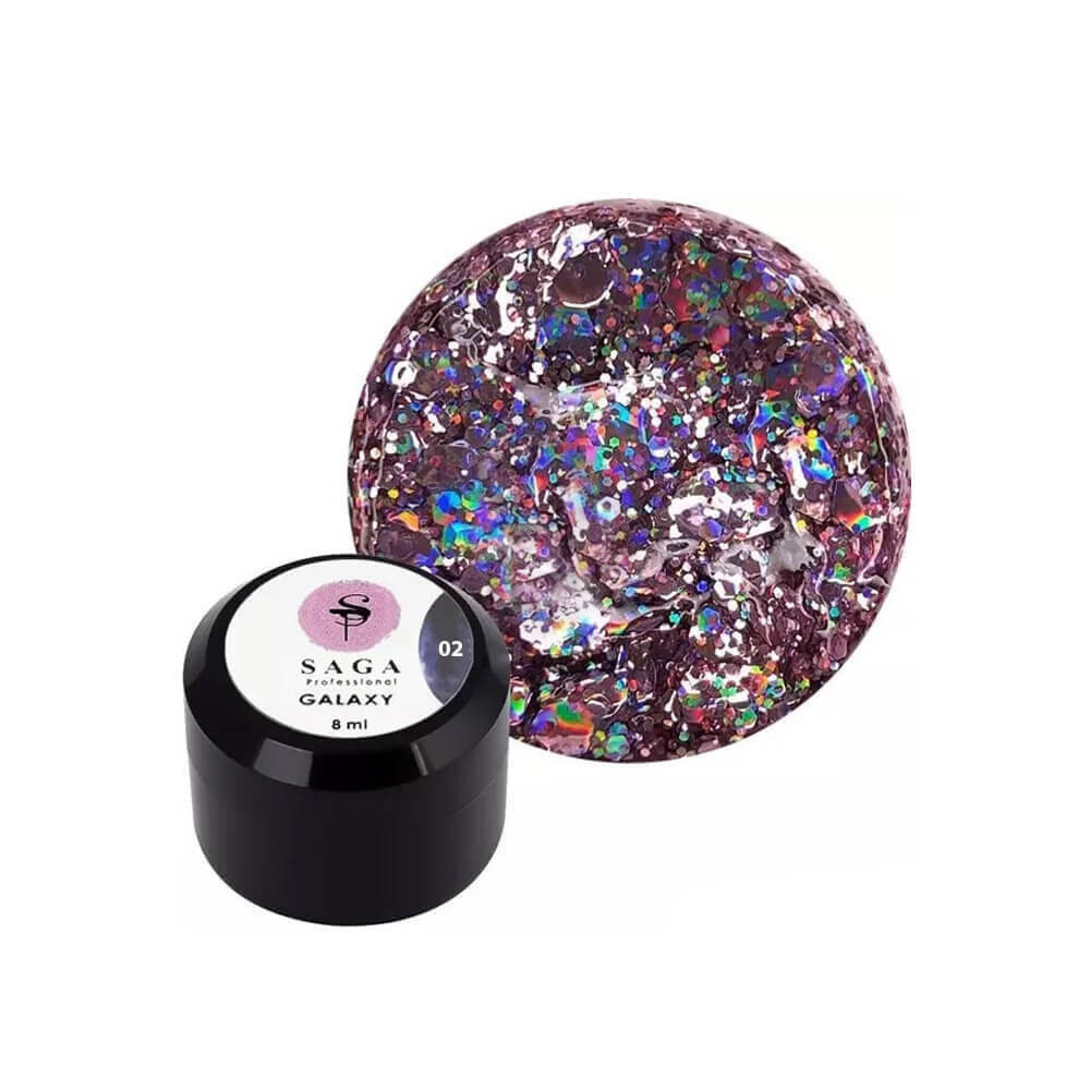 SAGA  professional Galaxy glitter 8 ml 2