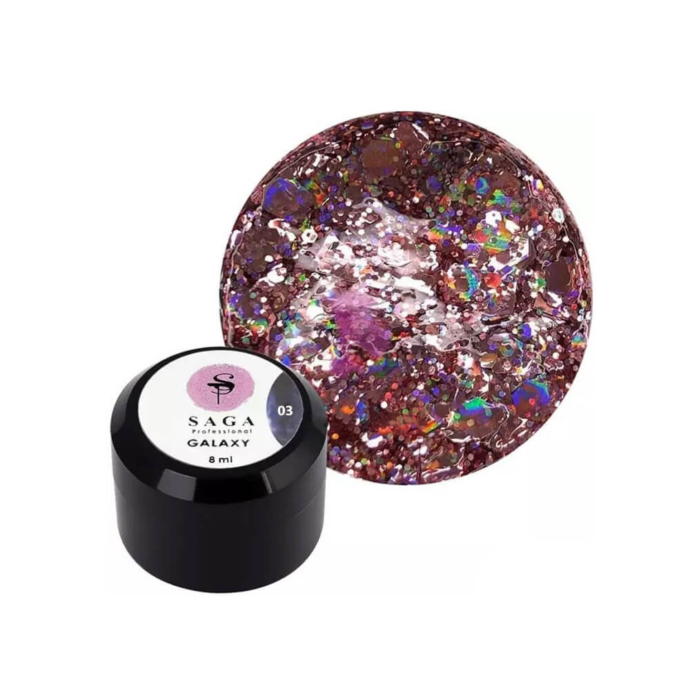 SAGA  professional Galaxy glitter 8 ml 3