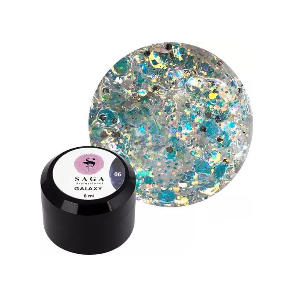 SAGA  professional Galaxy glitter 8 ml 6