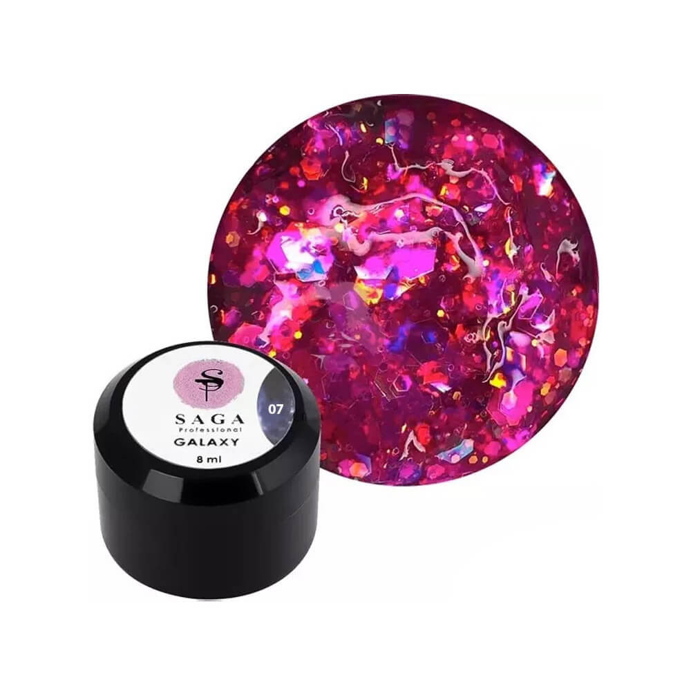 SAGA  professional Galaxy glitter 8 ml 7