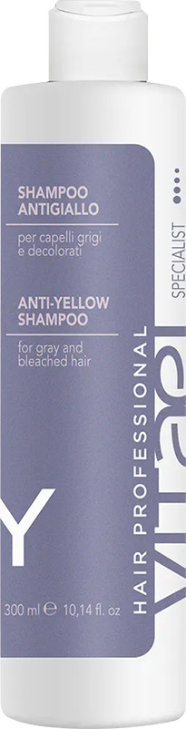 Шампунь для блондинок антижелтизна VITAEL ANTIYELLOW SHAMPOO, 300 мл