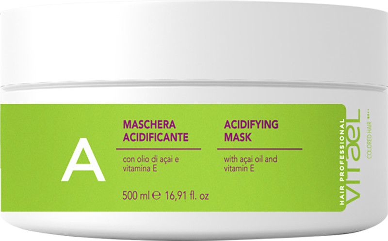 Маска для фарбованного волосся VITAEL COLORED HAIR ACIDIFYING MASK, 500 мл